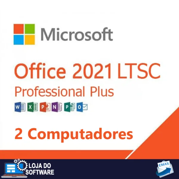 office 2021 pro plus retail ltsc 2 computadores