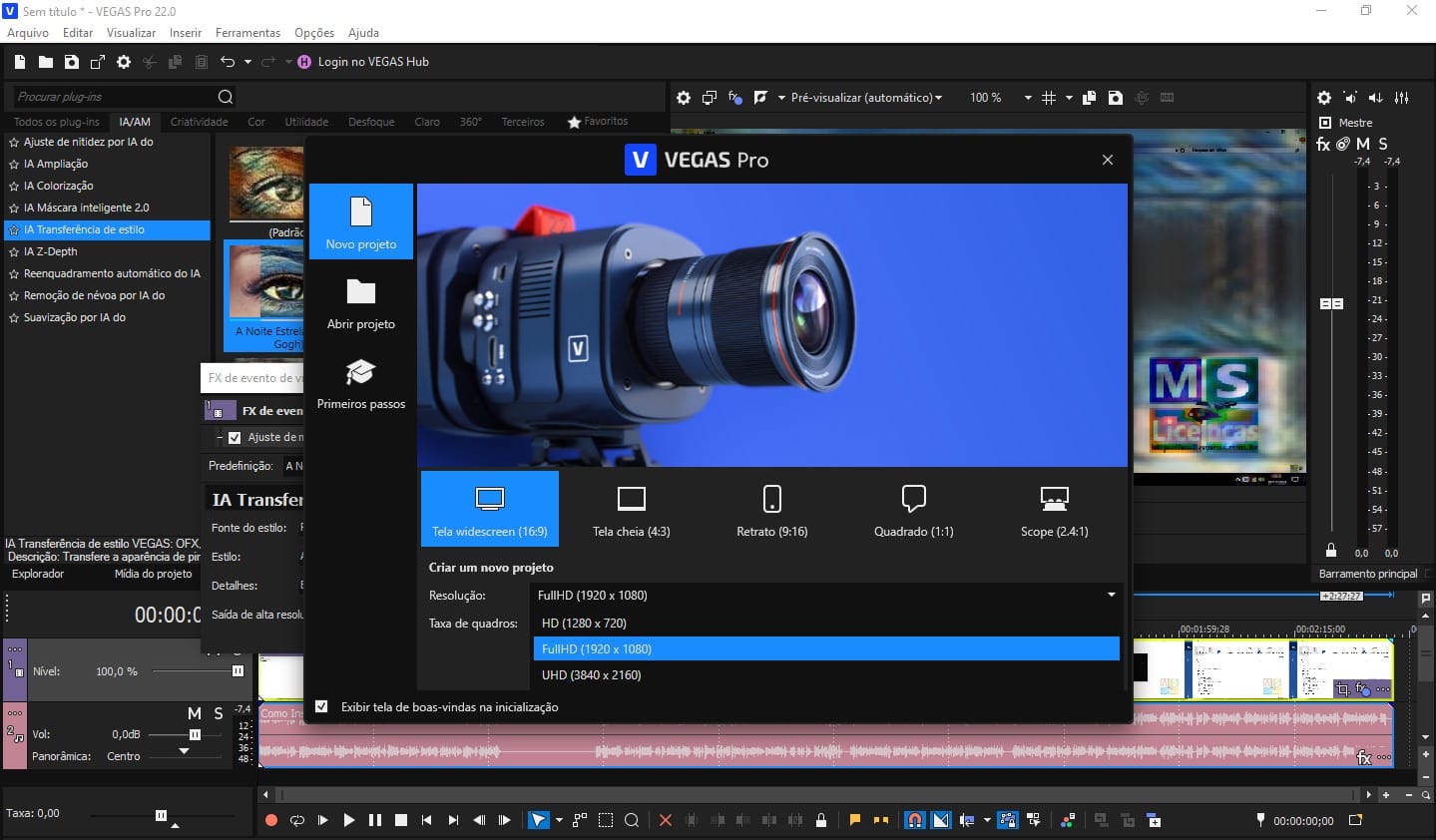 MAGIX VEGAS Pro 22 + Mocha Vegas + Deep Learning